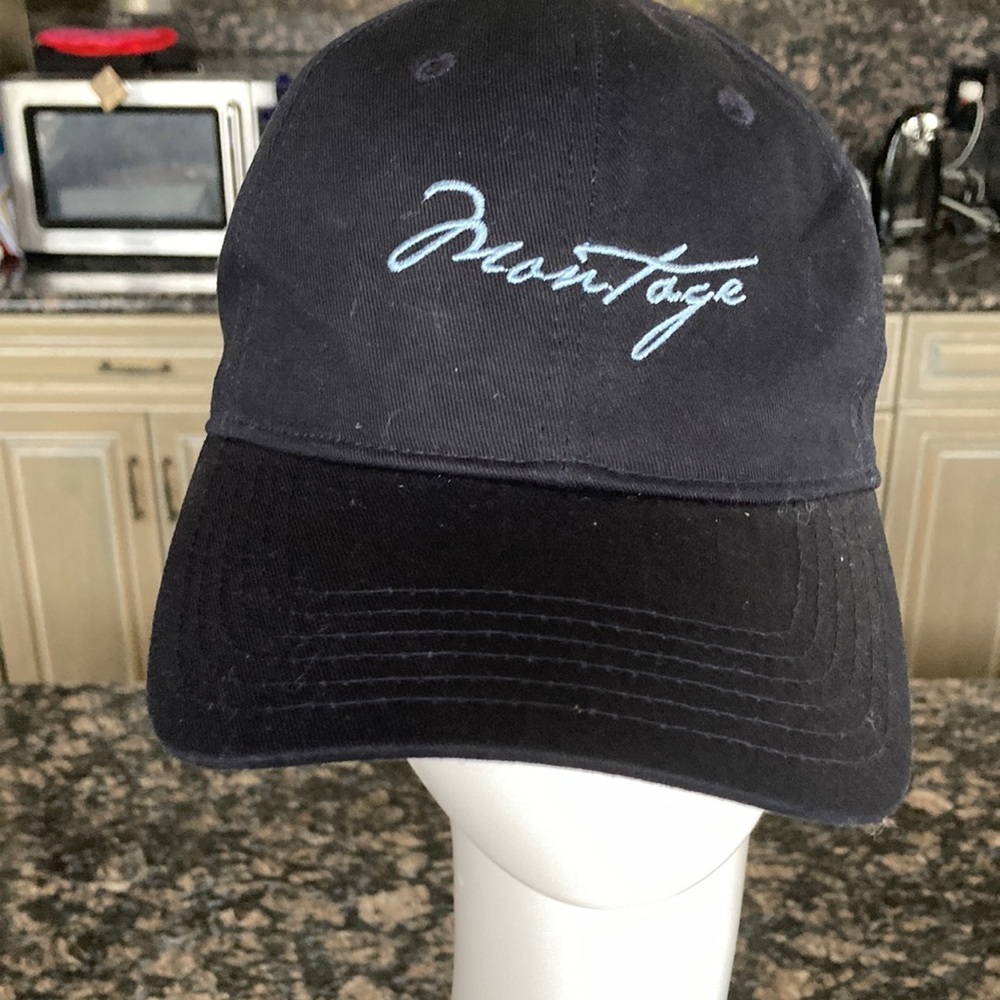 MONTAGE LAGUNA BEACH EMBROIDERED COTTON BASEBALL CAP ADJUSTABLE